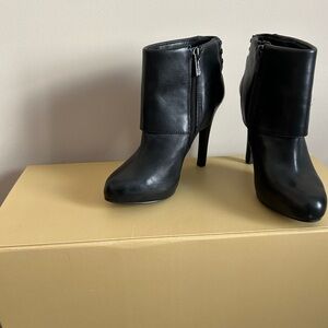 Jessica Simpson Black Heeled Boots. Worn once.